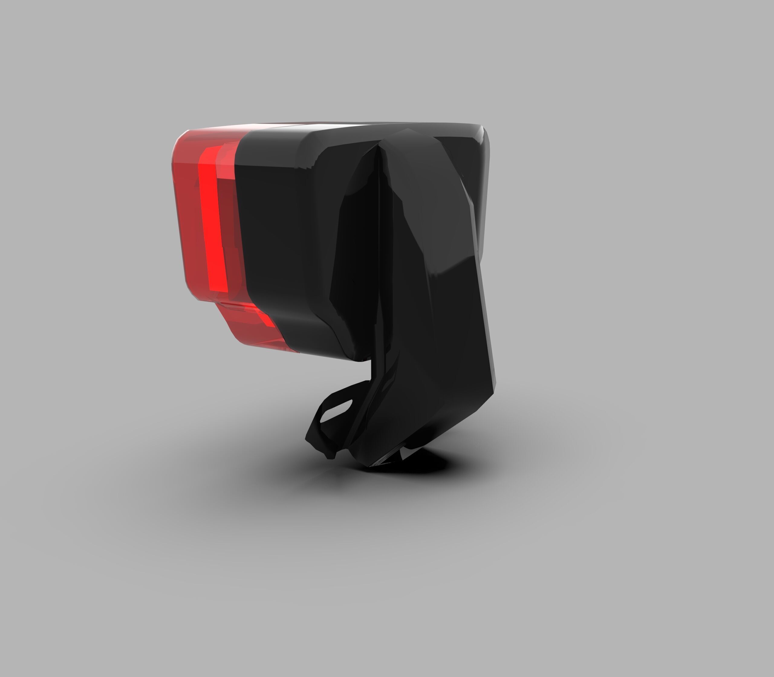 Generic Motorcycle LED Taillights Low-poly 3D model_1