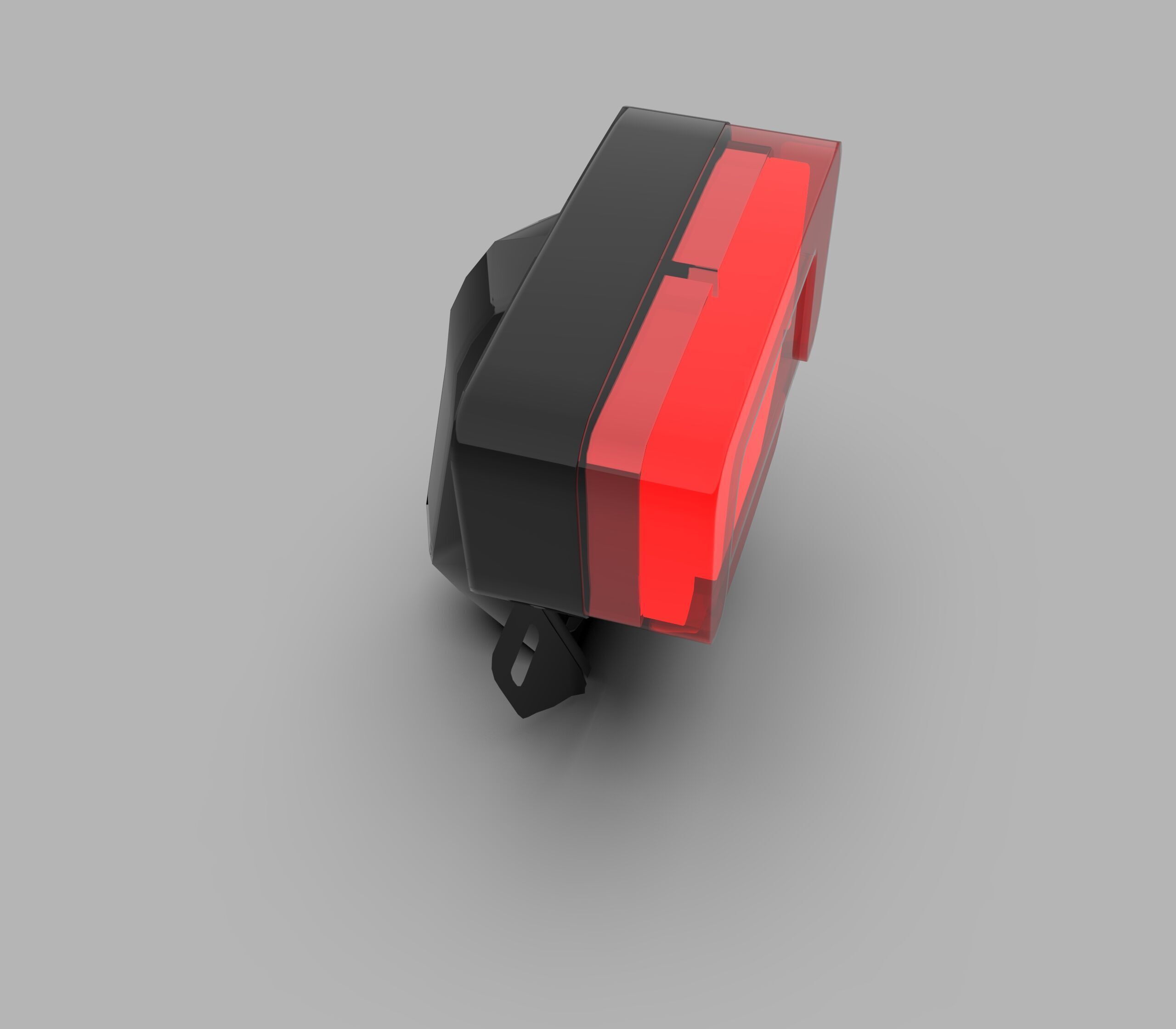 Generic Motorcycle LED Taillights Low-poly 3D model_4