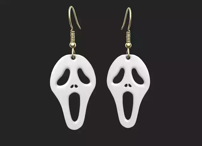 Ghostface Earrings