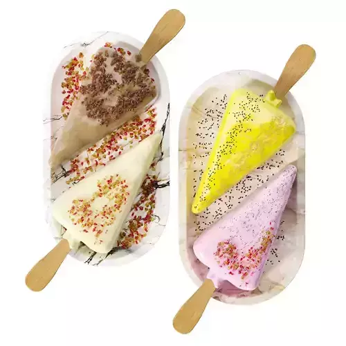 Cheesecake Set 3D model