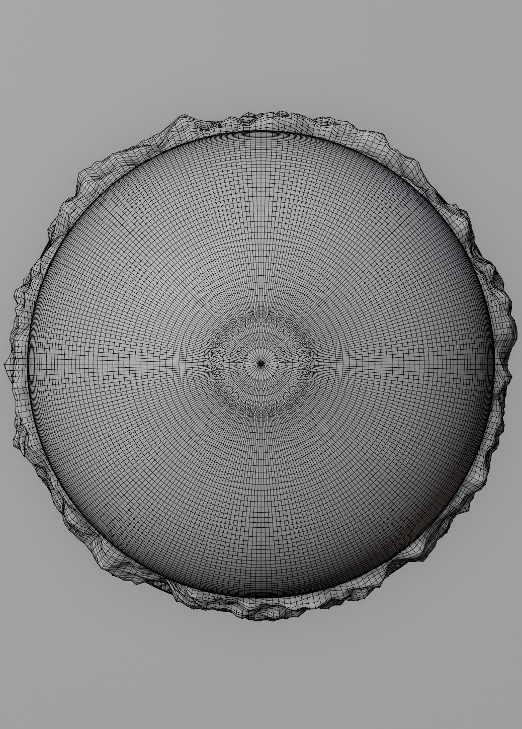 Green Apple Ice Cream Cone 3D Dessert Model 3D model_7