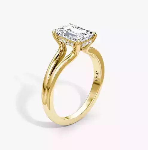 Split Band  Engagement Ring  02
