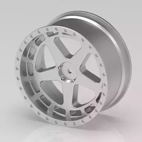 5 Spoke RC Drift Wheel 3D print model