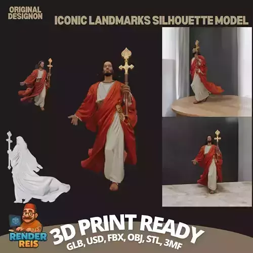 The 3D Reflection of Authority and Compassion 3D print model