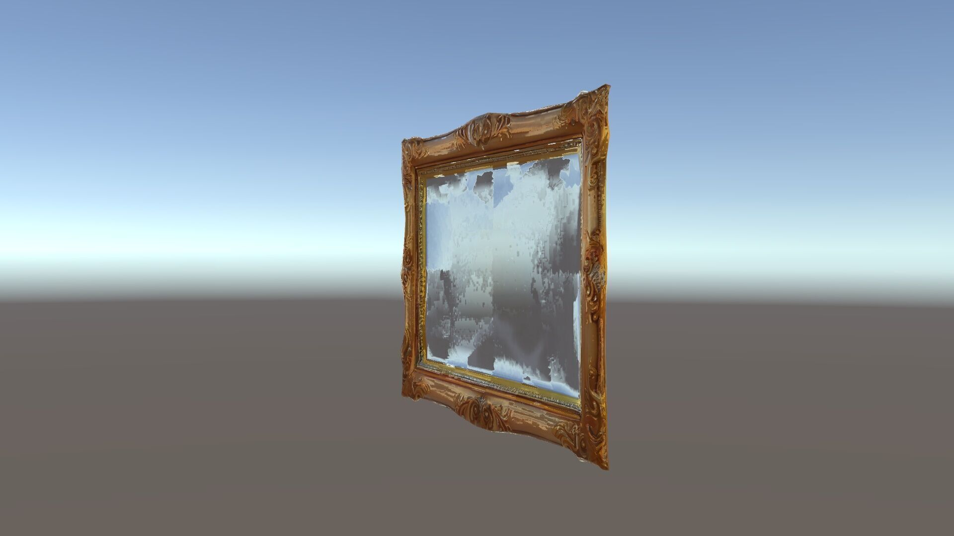 Ornate Gold Frame Model Pack for Detailed Visuals Low-poly 3D model_7