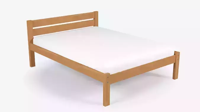 Classic Wooden Bed