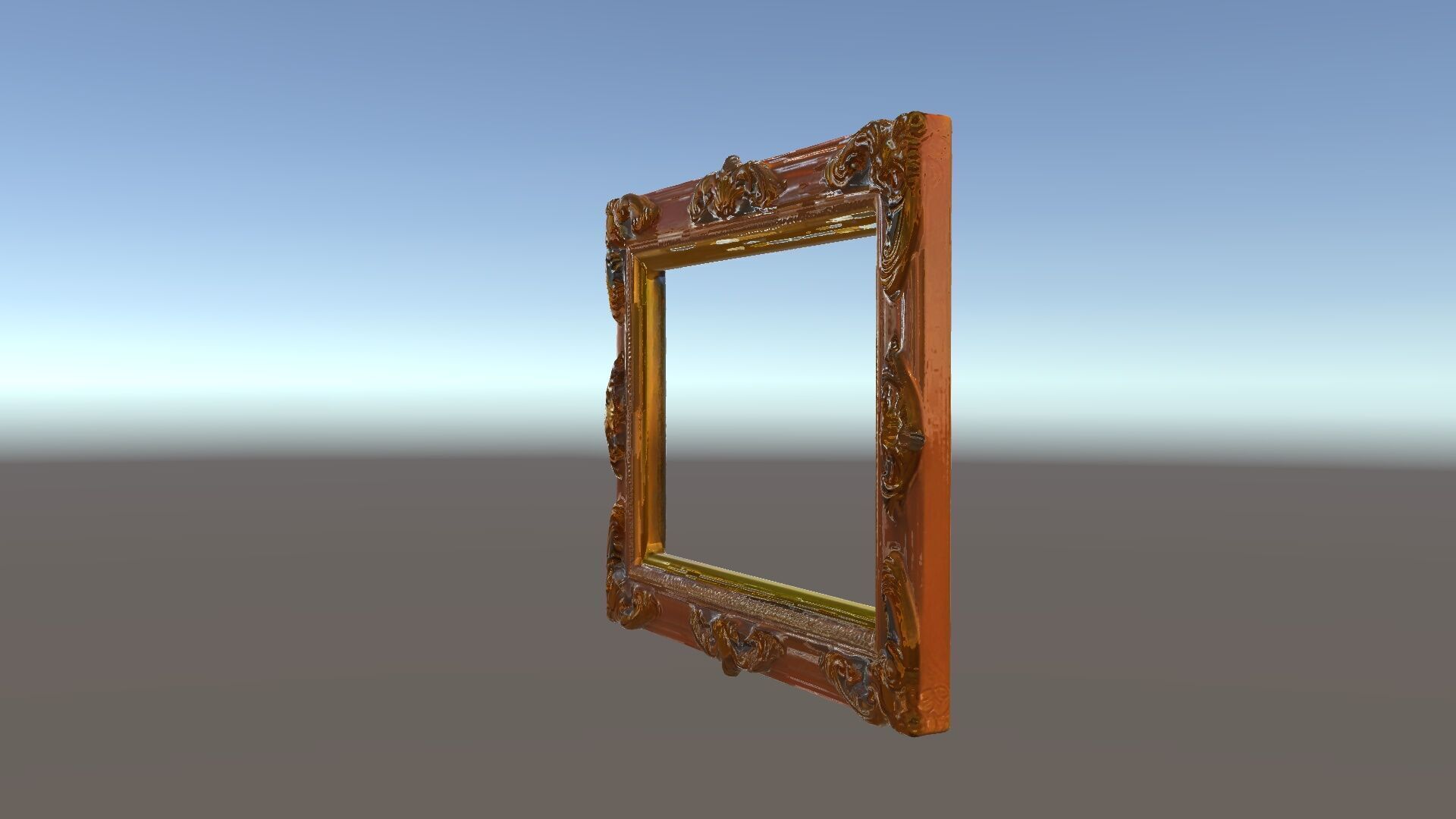 Ornate Vintage Picture Frame Model Pack Low-poly 3D model_17