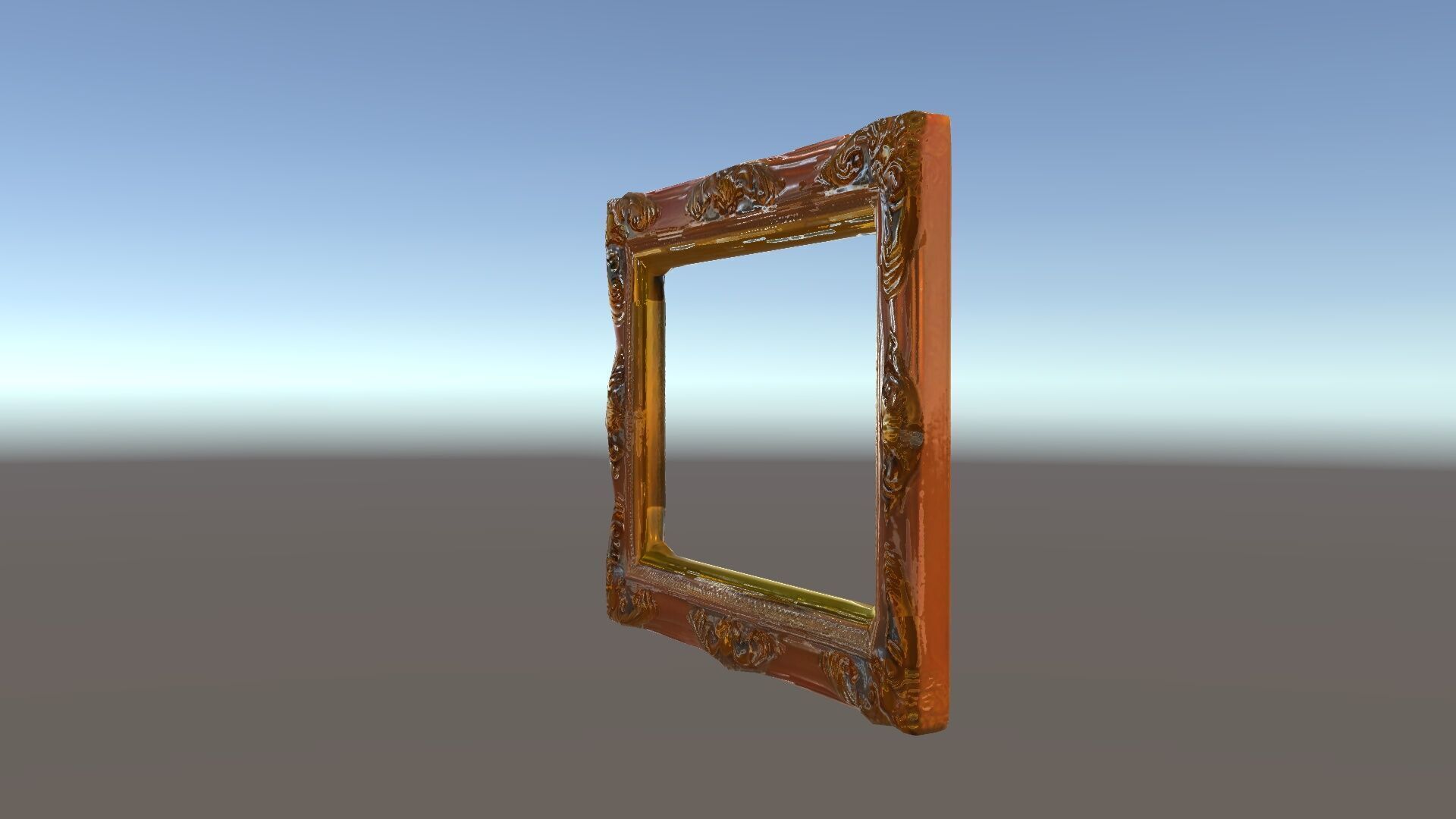 Ornate Vintage Picture Frame Model Pack Low-poly 3D model_12