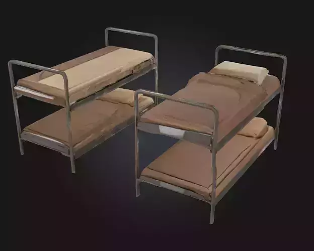 Vintage Bunk Beds  Classic Comfort in a Shared Space