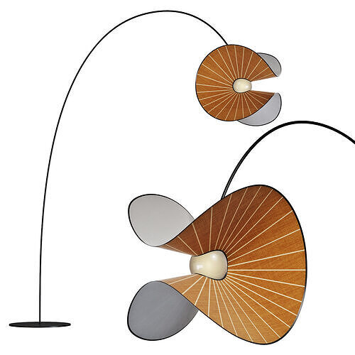 roche bobois mariposa floor lamp arc 3D model