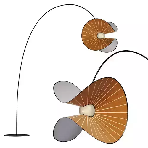 roche bobois mariposa floor lamp arc