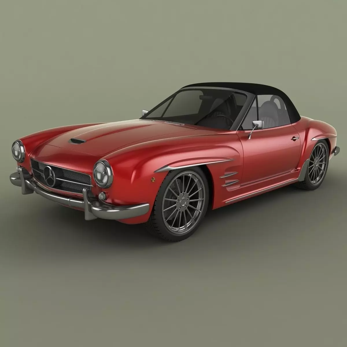Duesen Bayern Mystar 190 SL Free 3D model_0