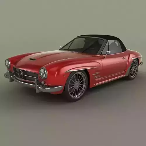 Duesen Bayern Mystar 190 SL Free 3D model