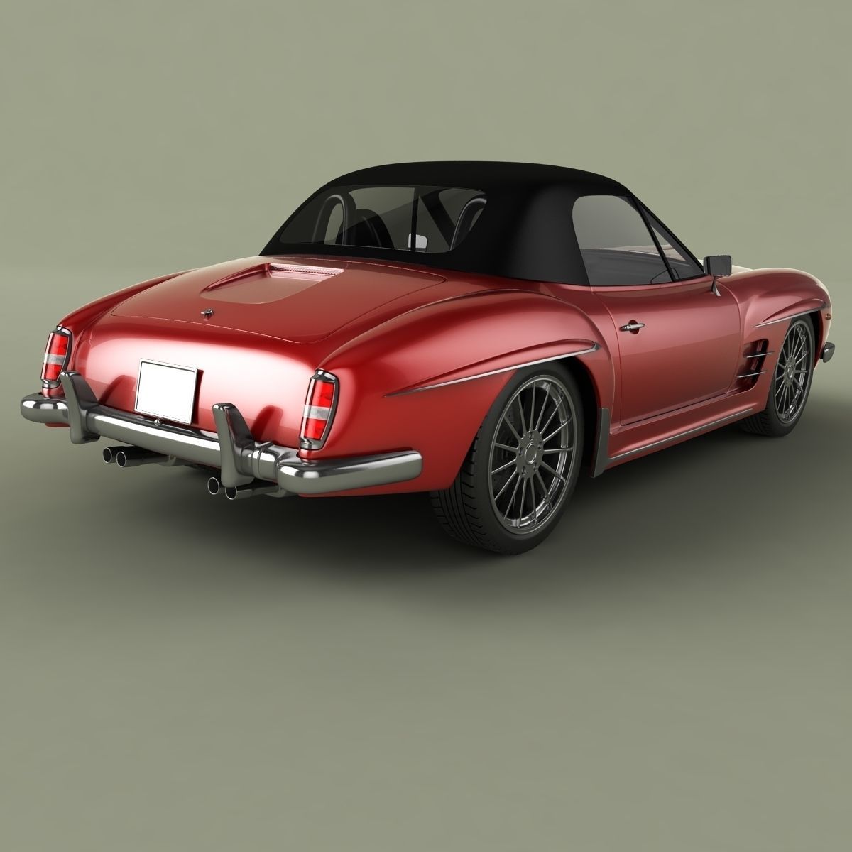 Duesen Bayern Mystar 190 SL Free 3D model_2