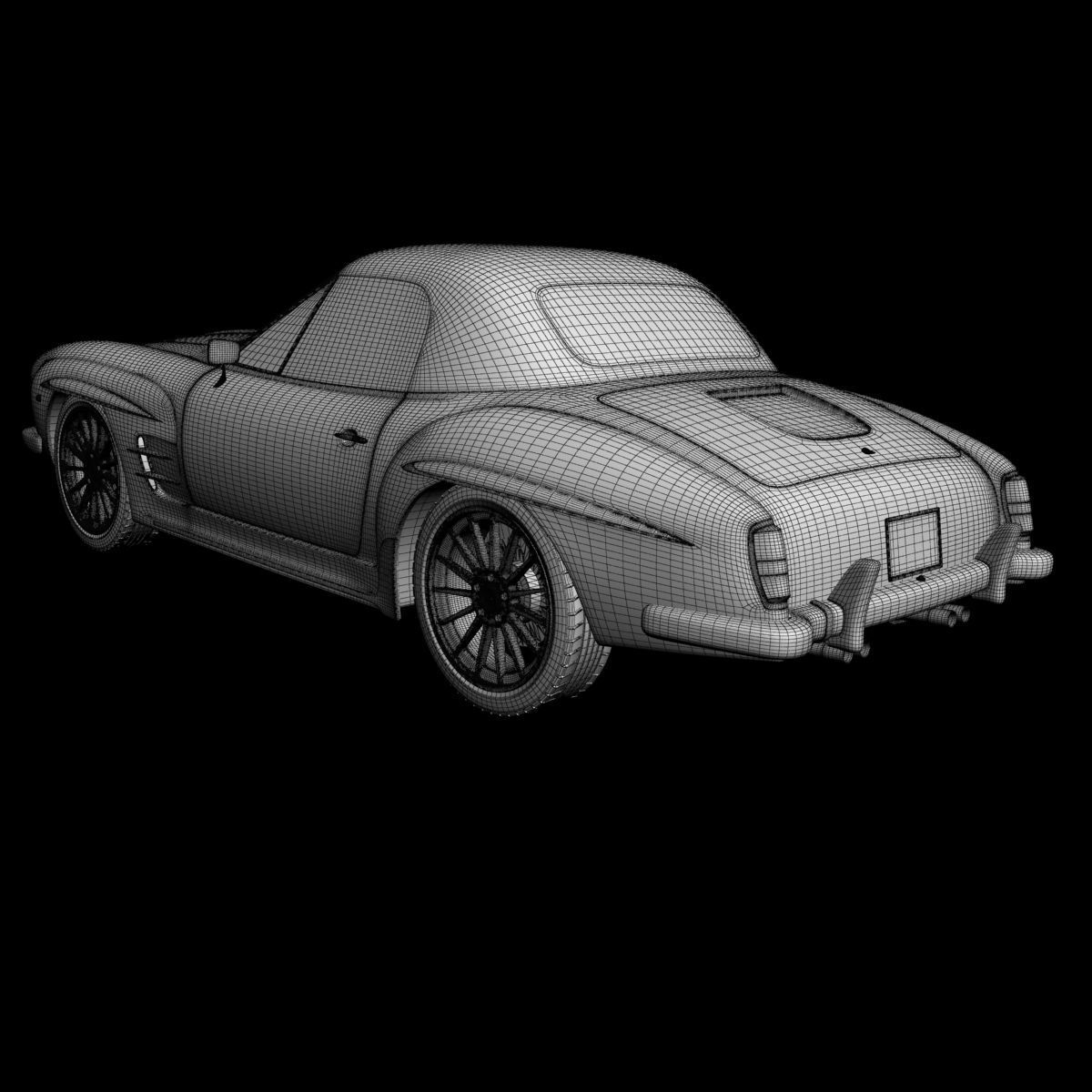 Duesen Bayern Mystar 190 SL Free 3D model_14