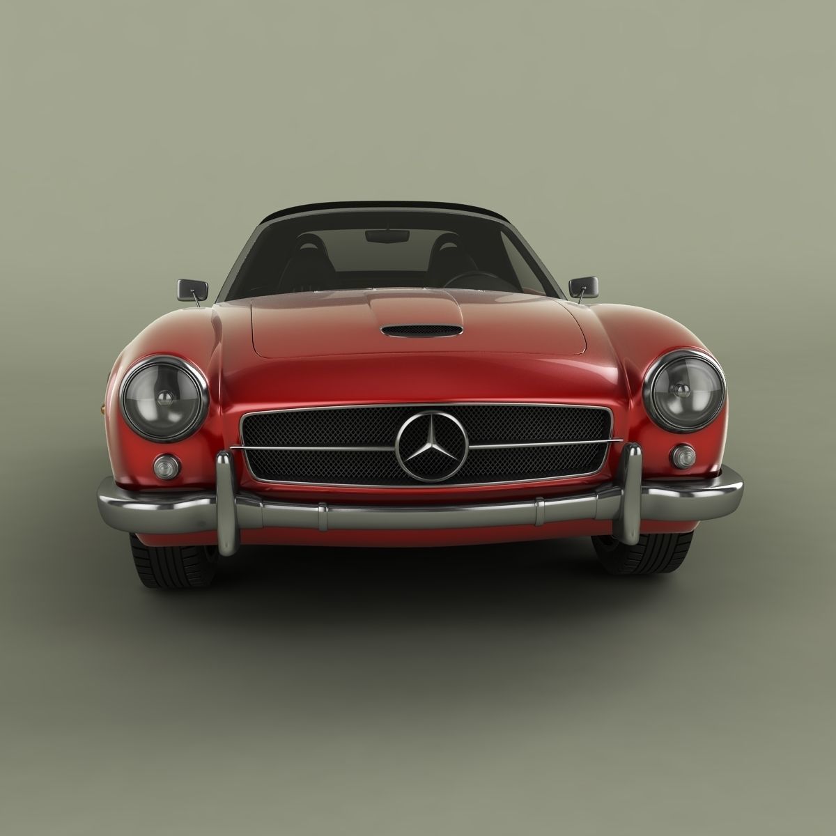 Duesen Bayern Mystar 190 SL Free 3D model_4