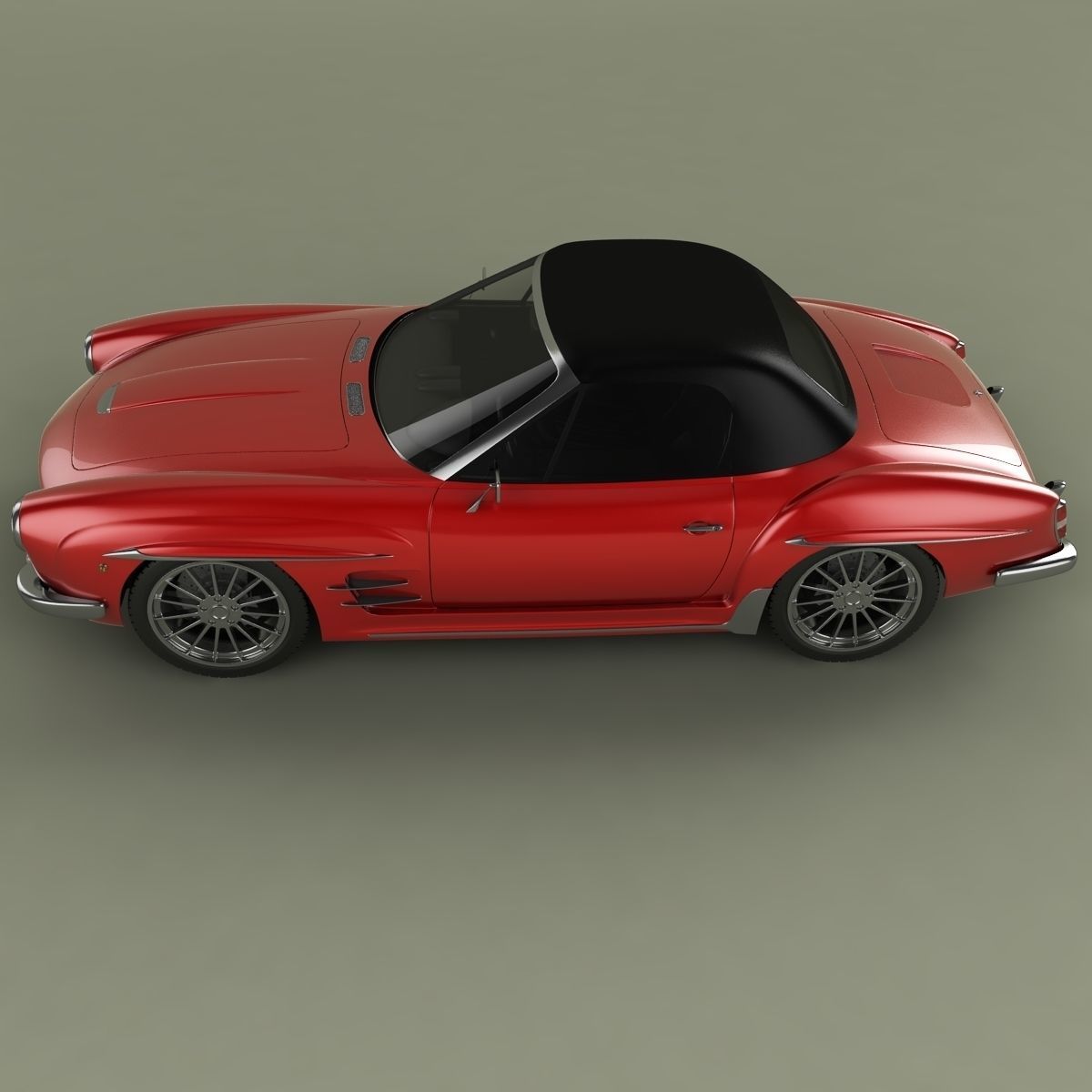 Duesen Bayern Mystar 190 SL Free 3D model_6