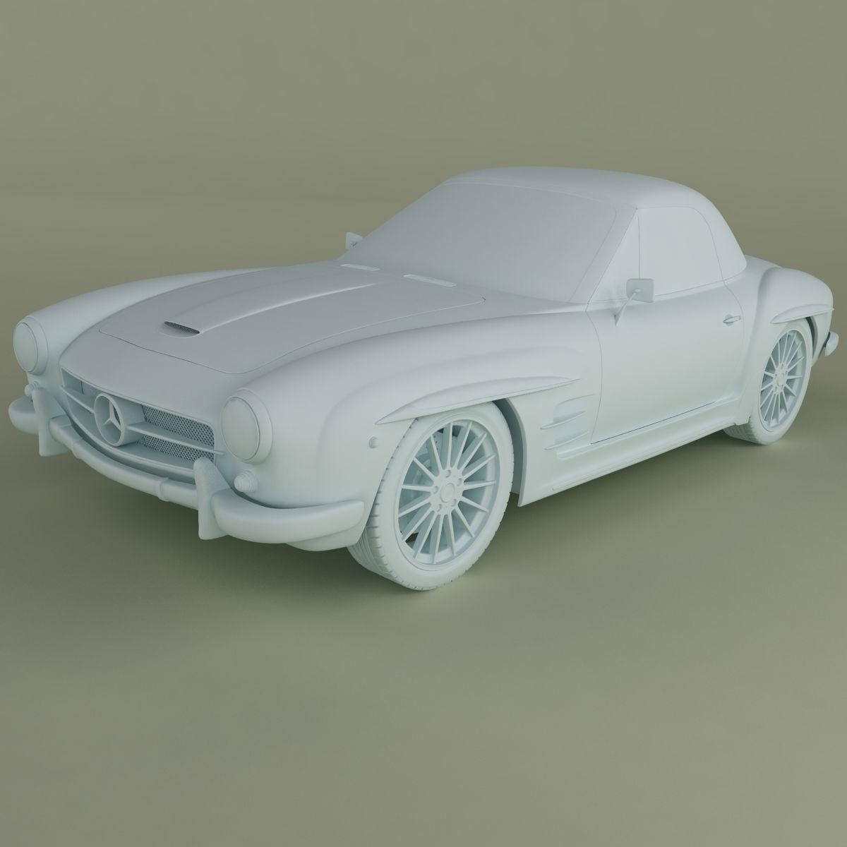 Duesen Bayern Mystar 190 SL Free 3D model_8