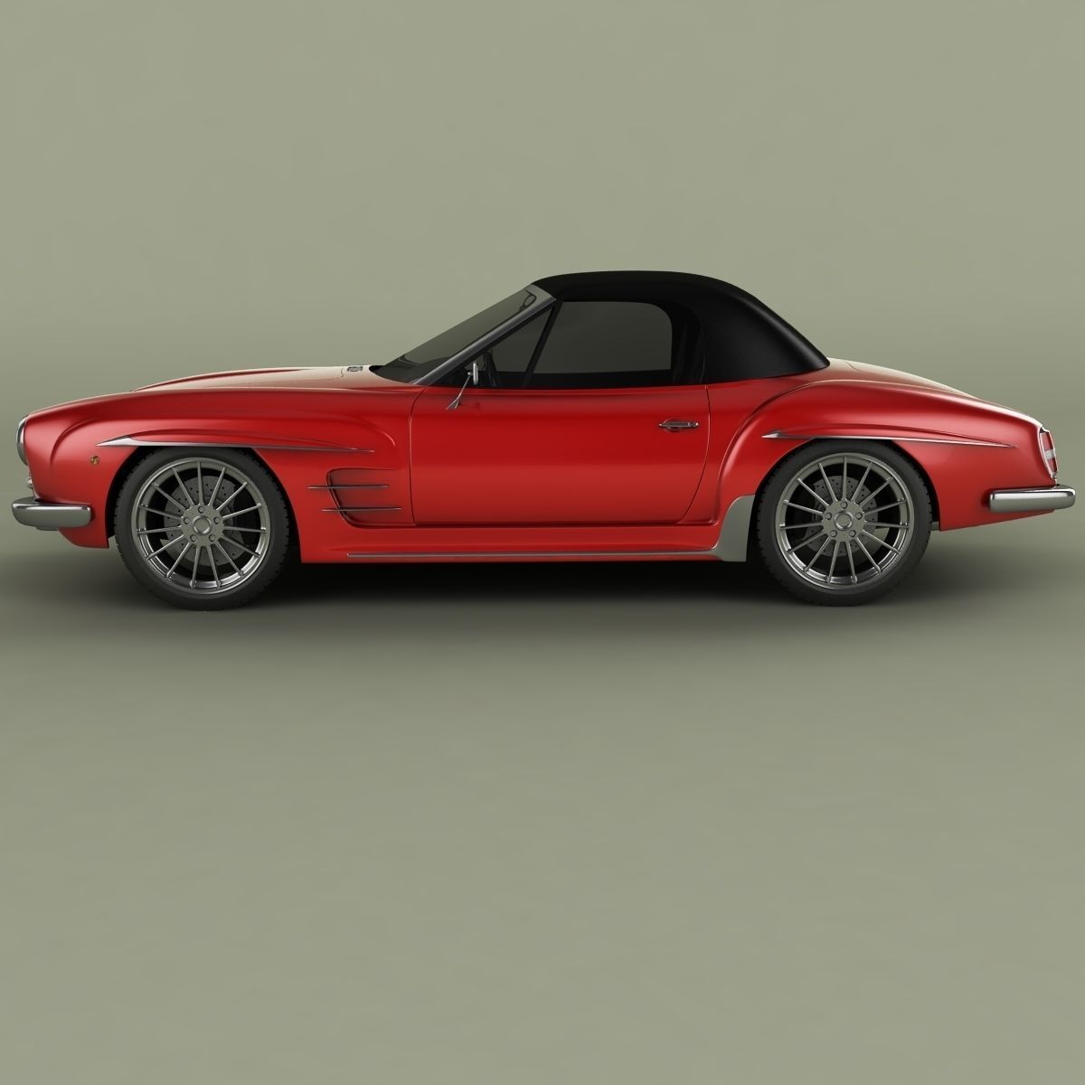 Duesen Bayern Mystar 190 SL Free 3D model_1