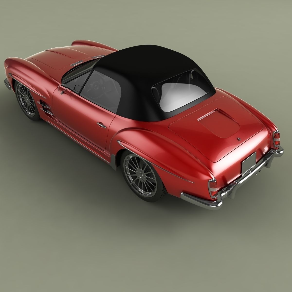 Duesen Bayern Mystar 190 SL Free 3D model_7