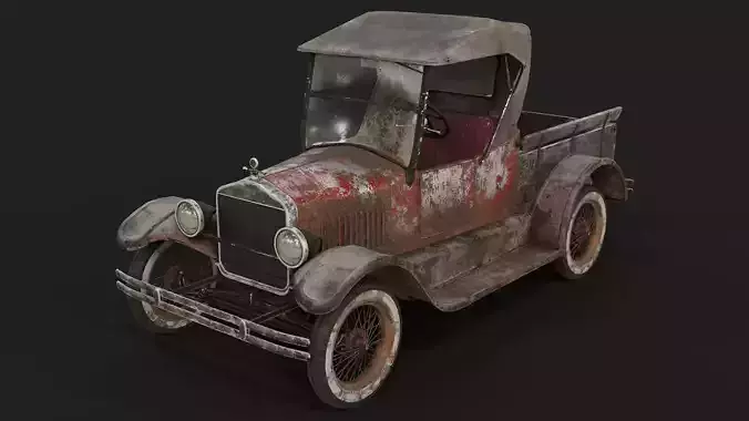 Old Rusted Vintage Pickup Truck