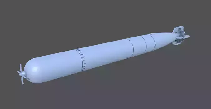 Mark VIII torpedo - 1-100 scale 3D print model