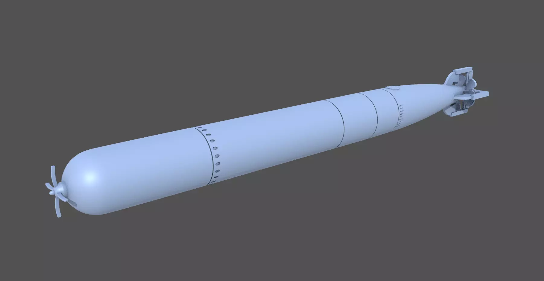 Mark VIII torpedo - 1-100 scale 3D print model_0
