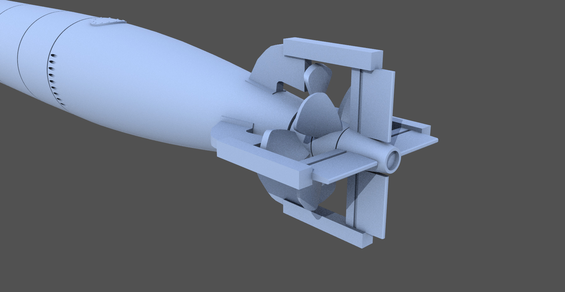 Mark VIII torpedo - 1-100 scale 3D print model_1