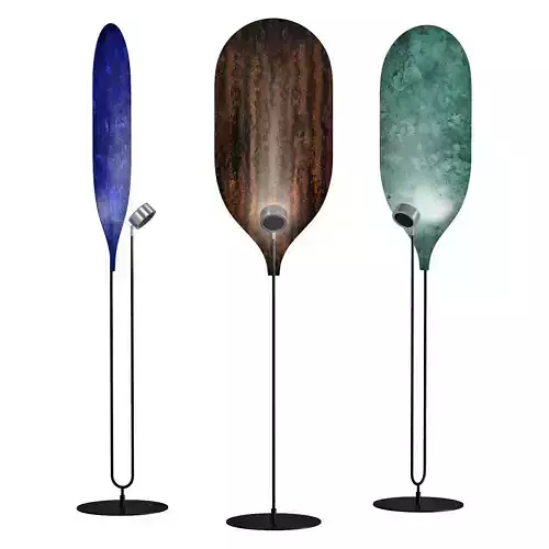 roche bobois robin floor lamp 3D model