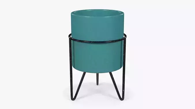 Turquoise Ceramic Pot