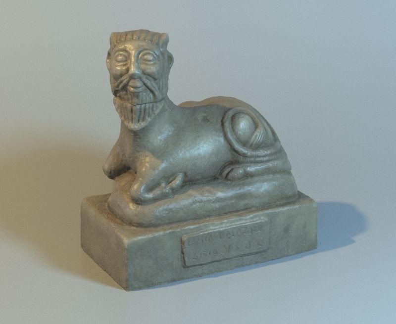 Souvenir of the Bicha de Balazote 3D model_1