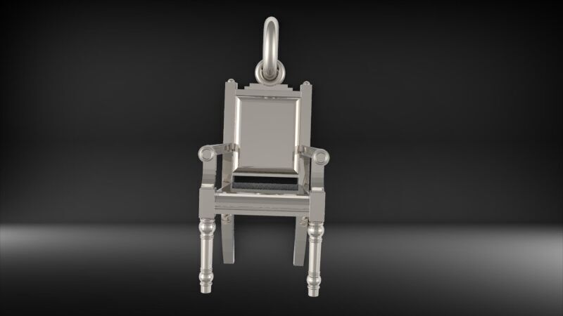 Chair Pendant Charm Bracelet Jewelry 3D print model_18