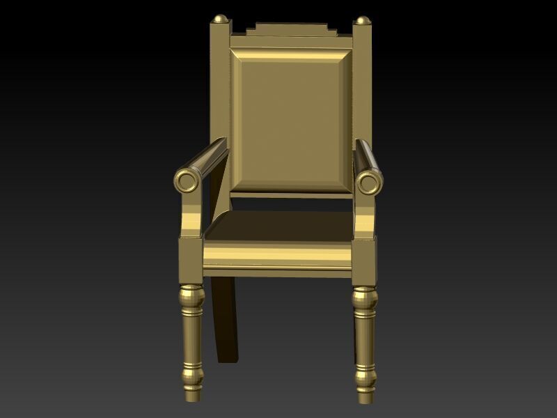 Chair Pendant Charm Bracelet Jewelry 3D print model_12