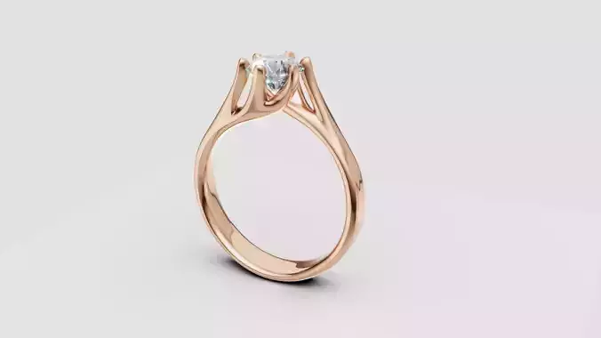 Diamond Ring 3D print model