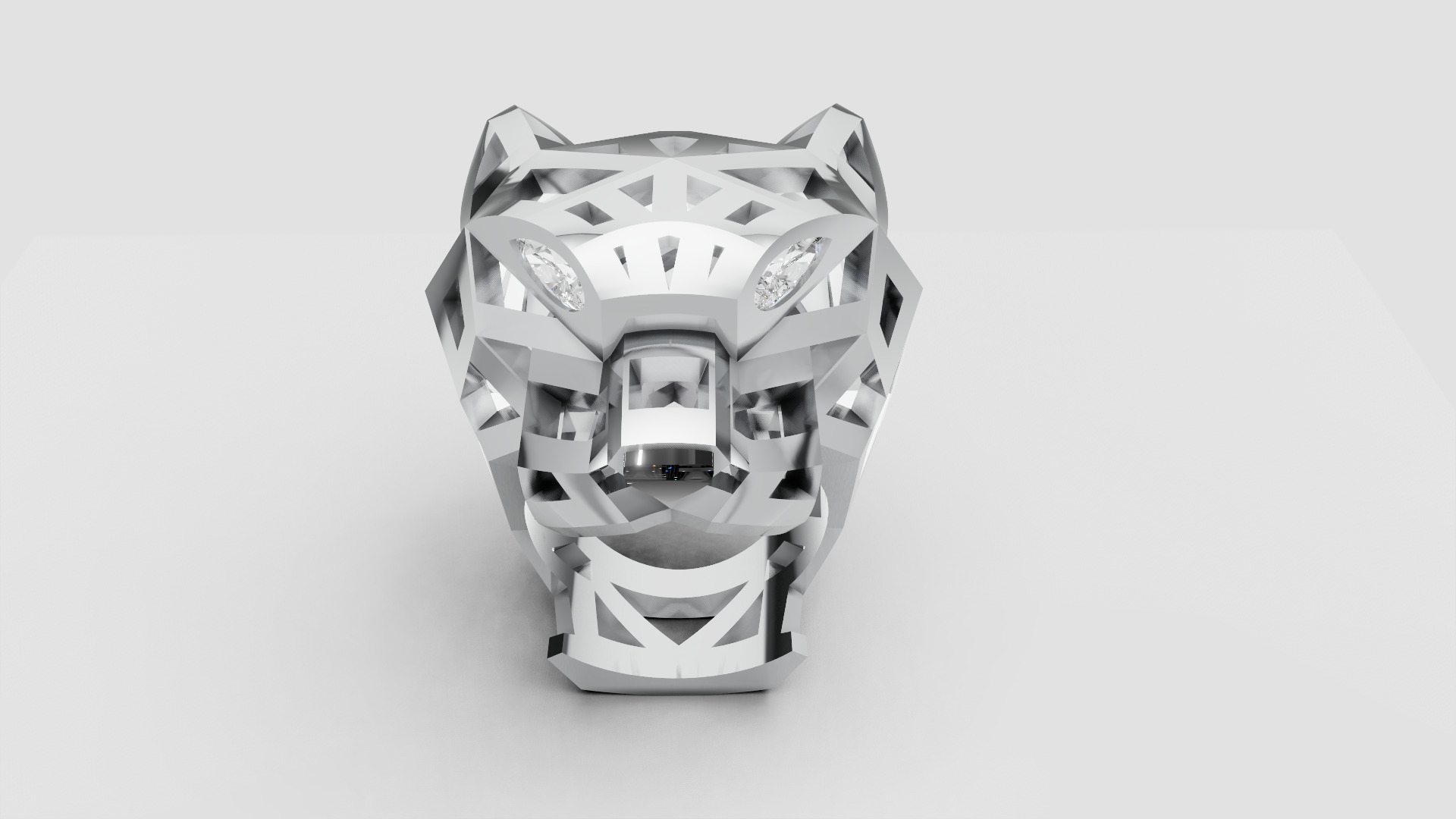 Pantera Ring 3D print model_4