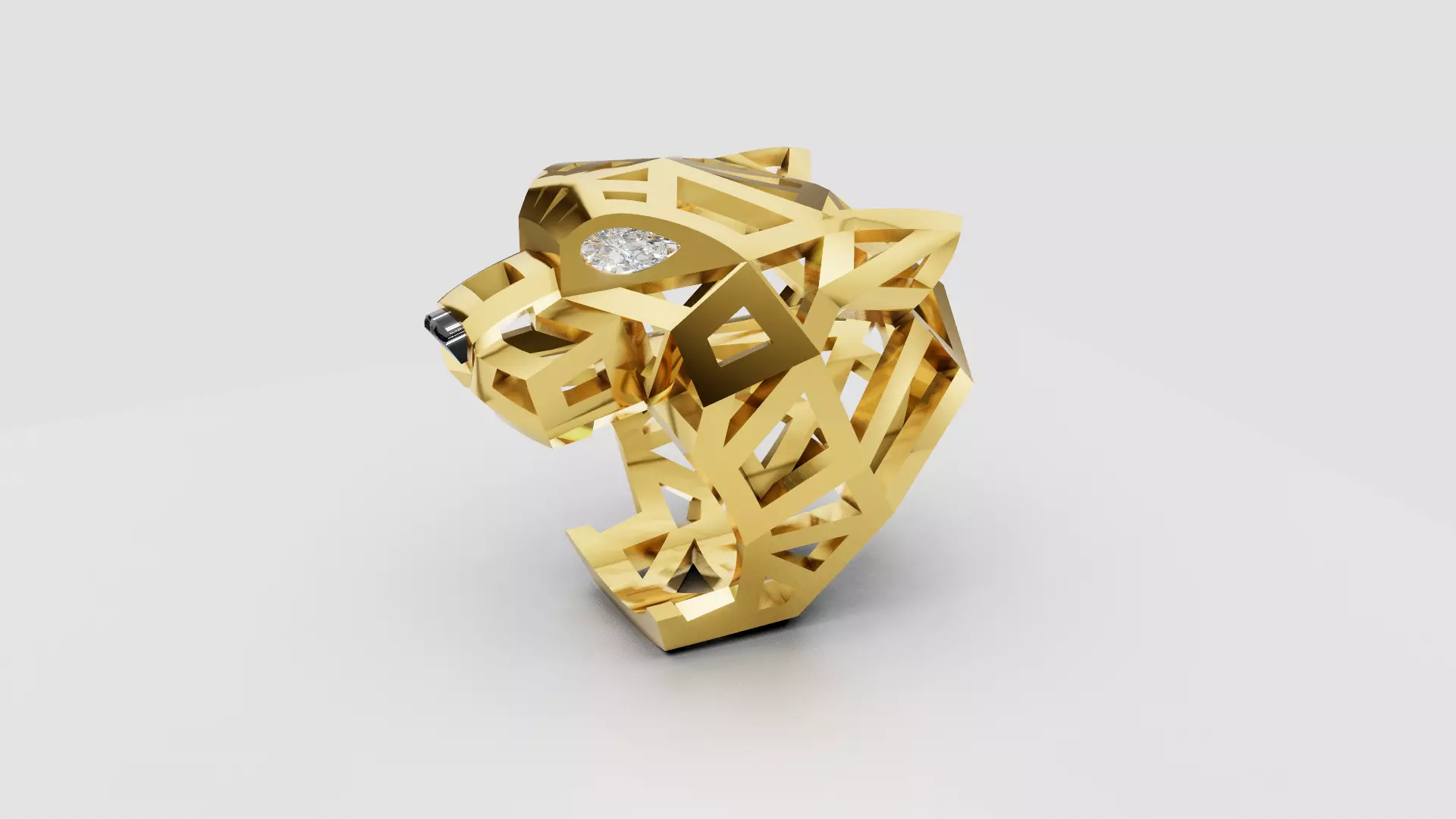 Pantera Ring 3D print model_0