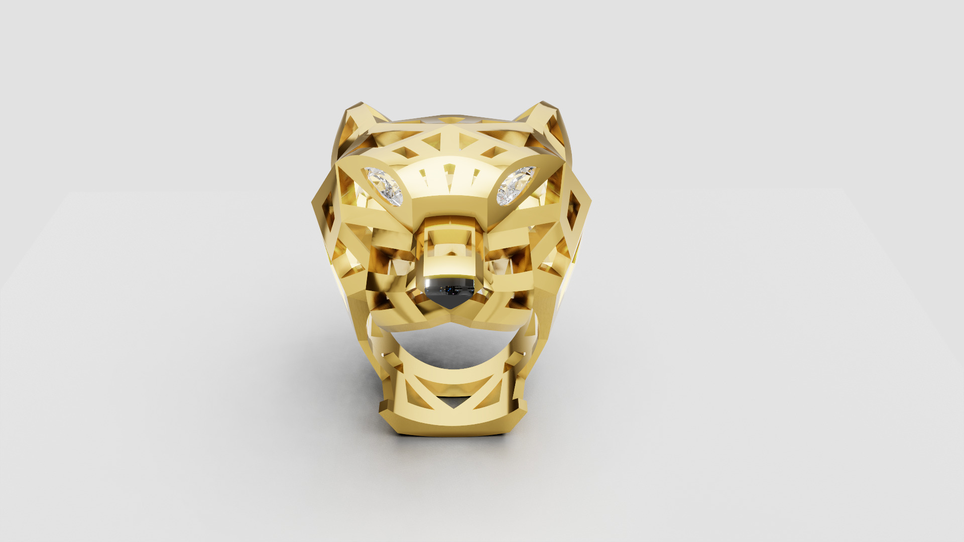 Pantera Ring 3D print model_2
