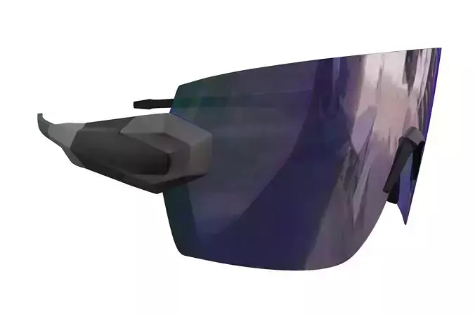 Purple Lens Sports Sunglasses
