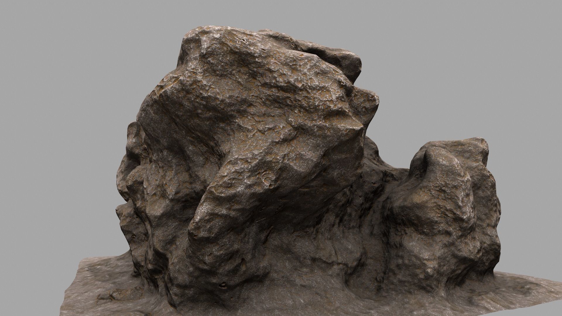 Rock Mount 3D model_5