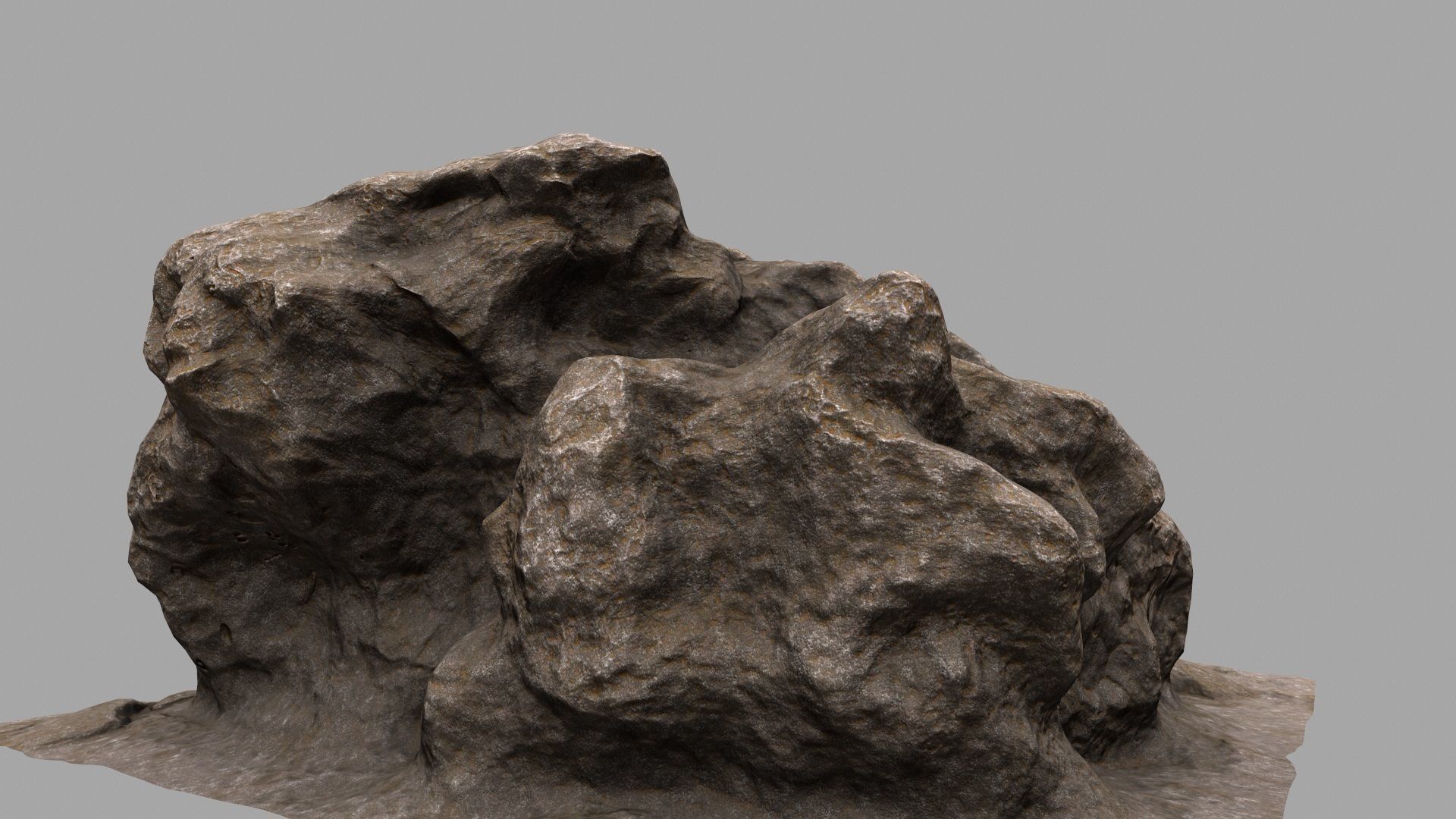 Rock Mount 3D model_4