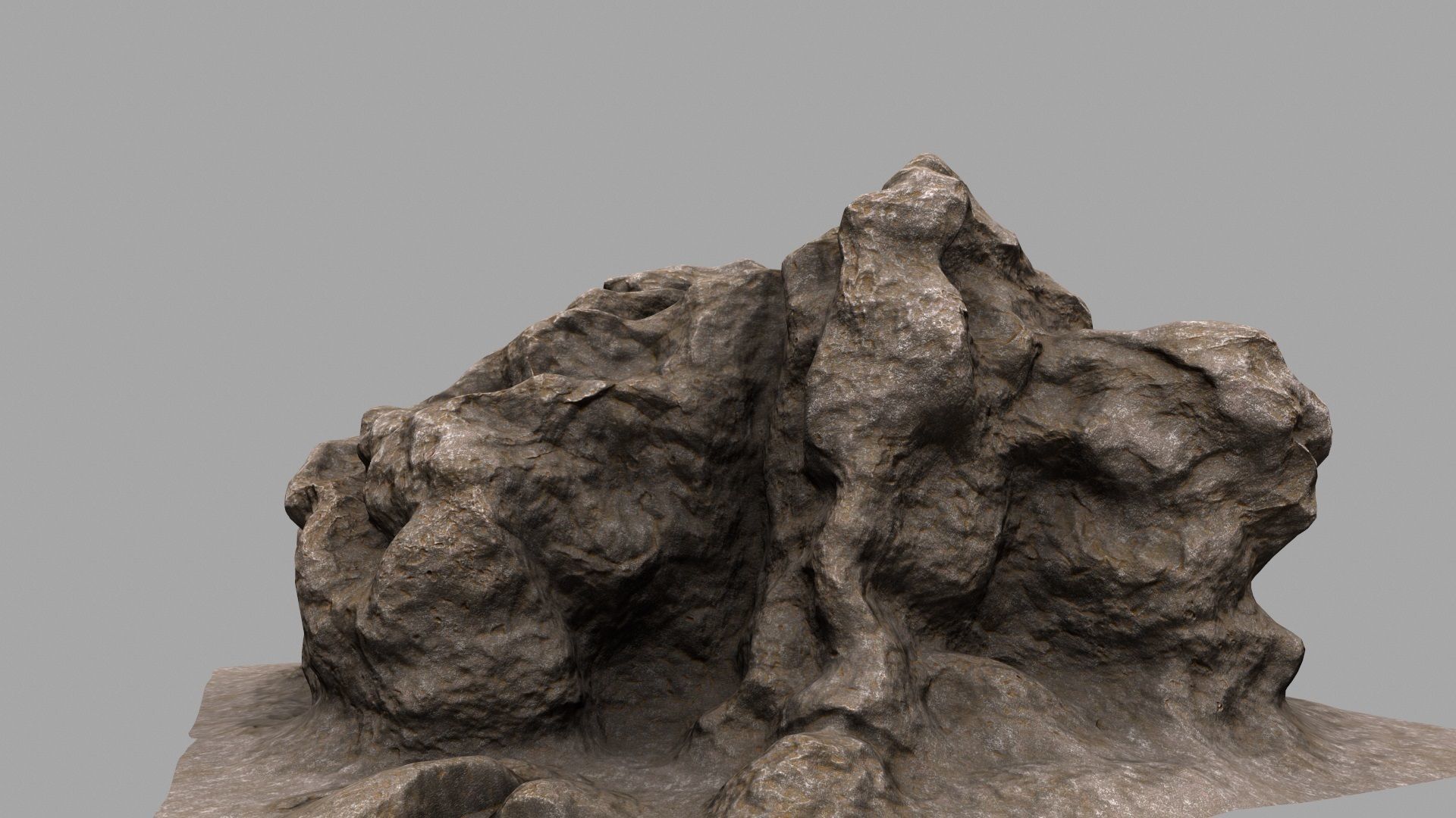 Rock Mount 3D model_2