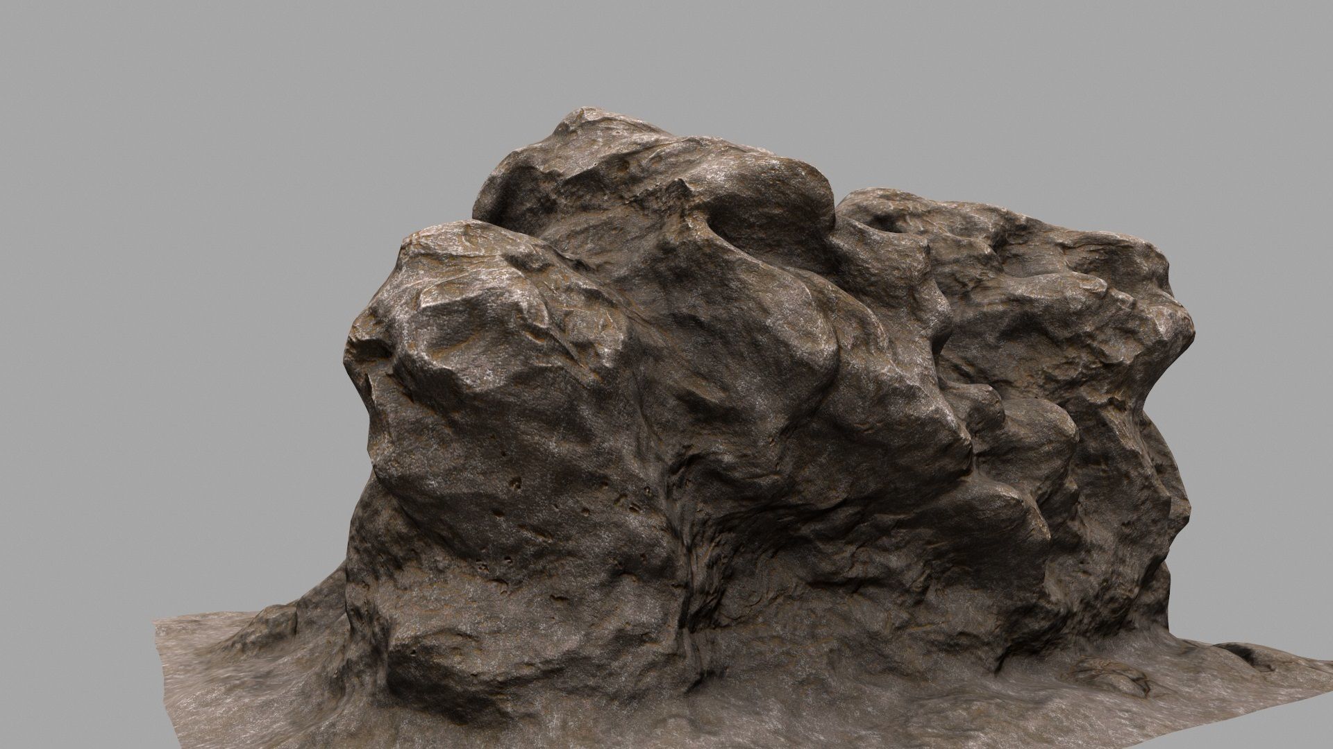 Rock Mount 3D model_9