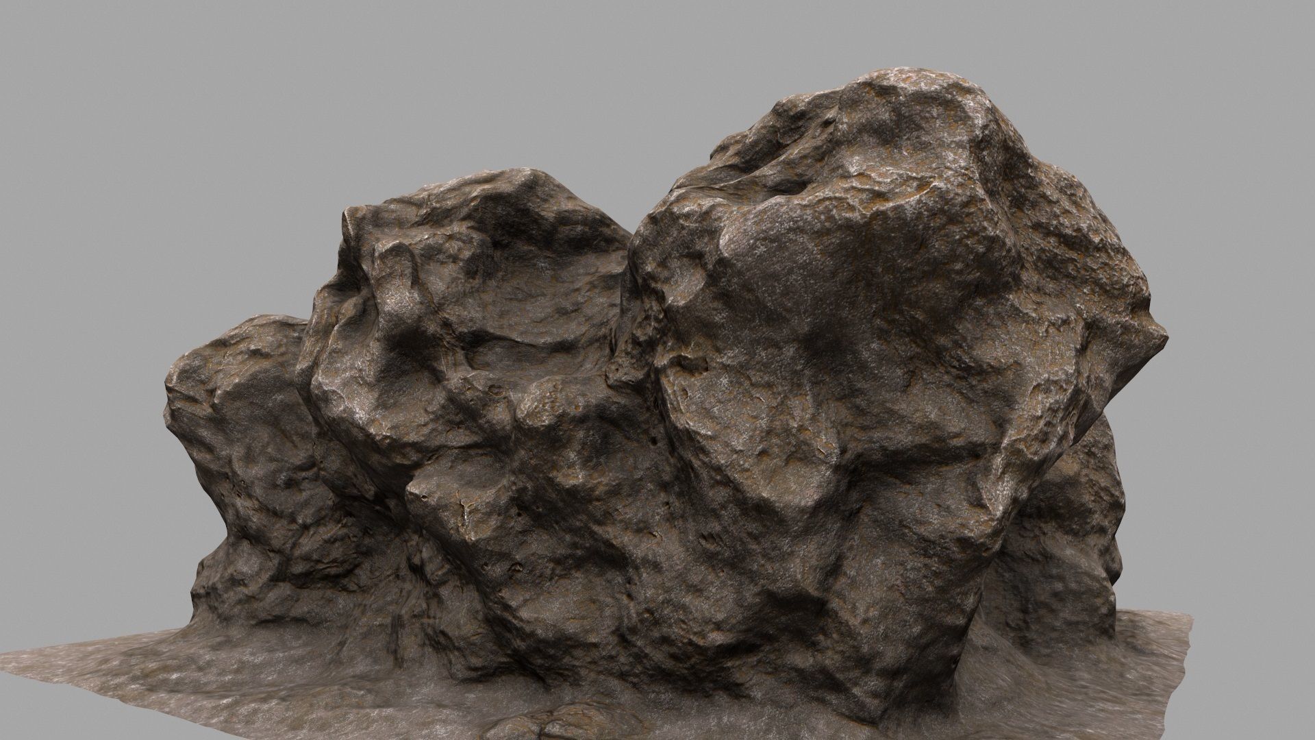 Rock Mount 3D model_7