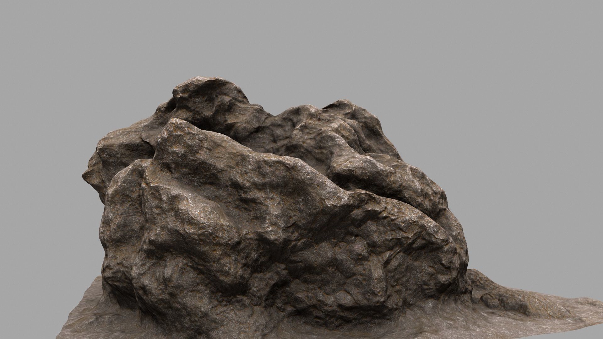 Rock Mount 3D model_3