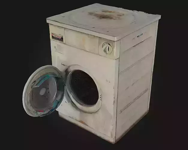 Old Washer  Timeless Charm of a Bygone Era 3D model