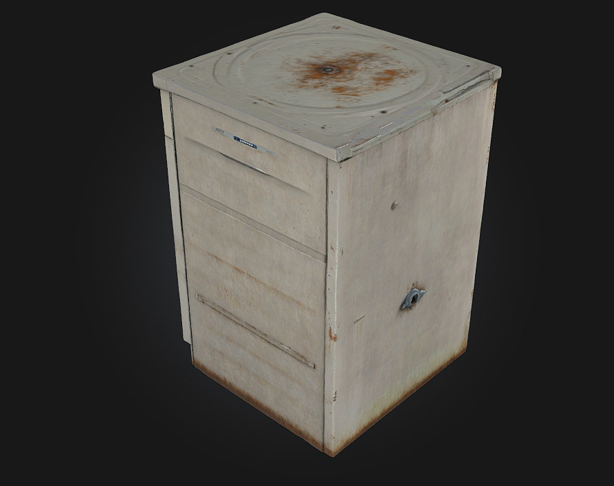 Old Washer Timeless Charm of a Bygone Era 3D model_5