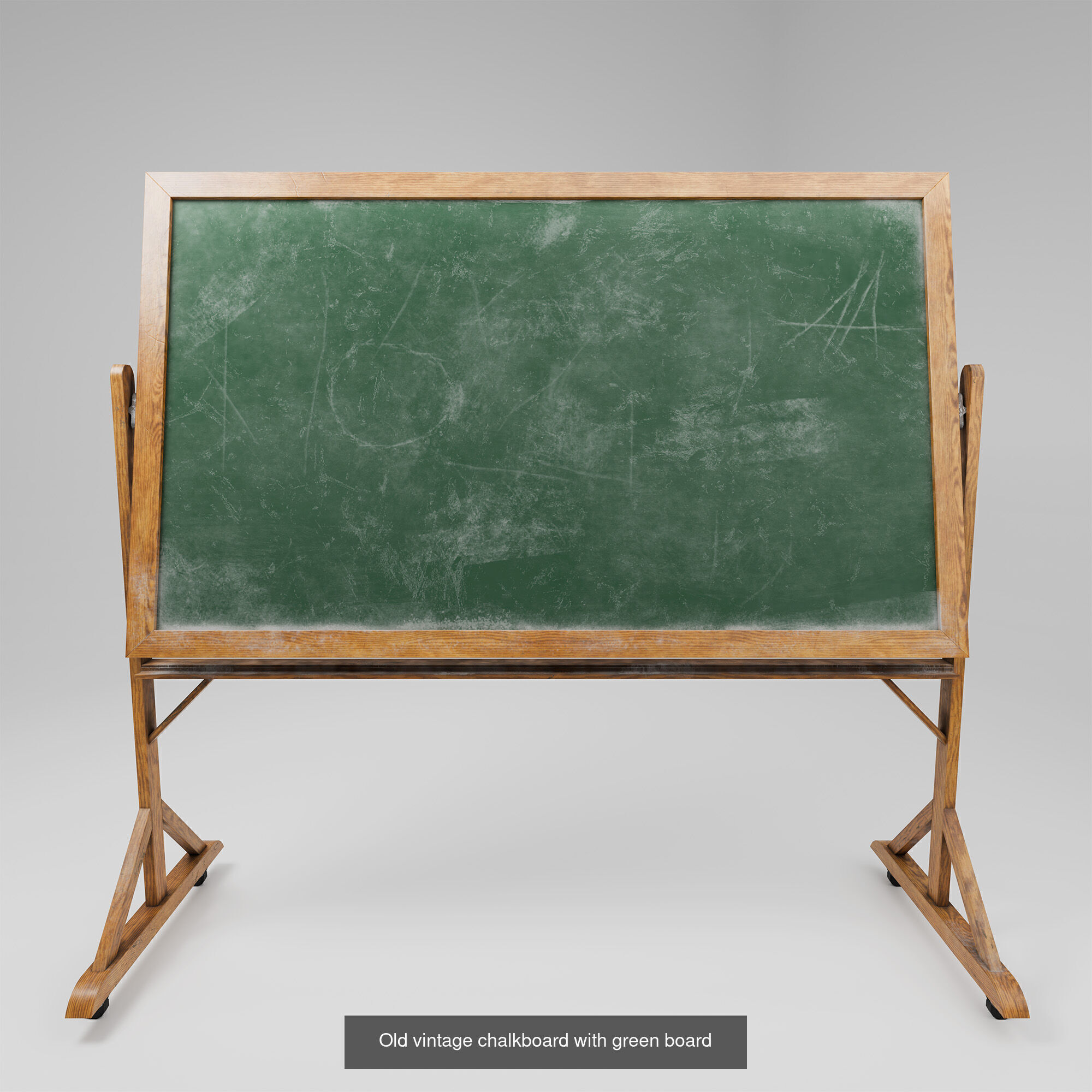 Vintage Old School Classroom 3D Asset Pack 3D Model Collection_2