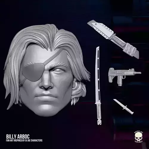 Billy Arboc GI Joe Fan Art 3D printables for action figures
