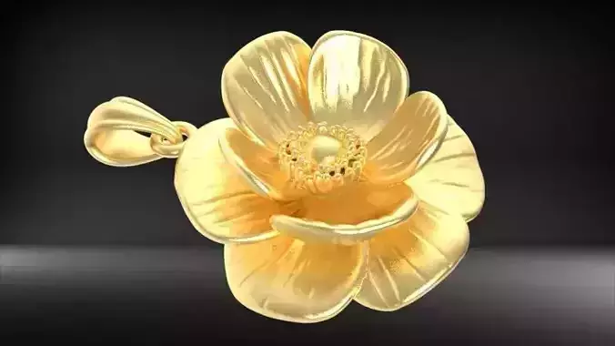 Beautiful Flower Pendant Necklace charm Jewelry