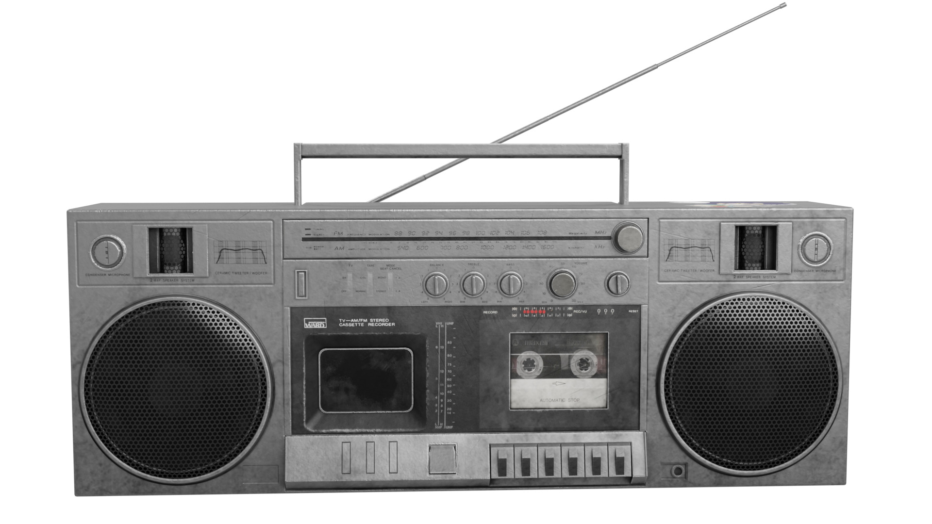 Boom Box 3D model_1